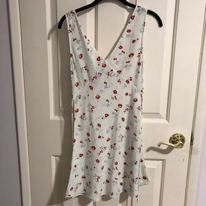 Realisation silk mini dress